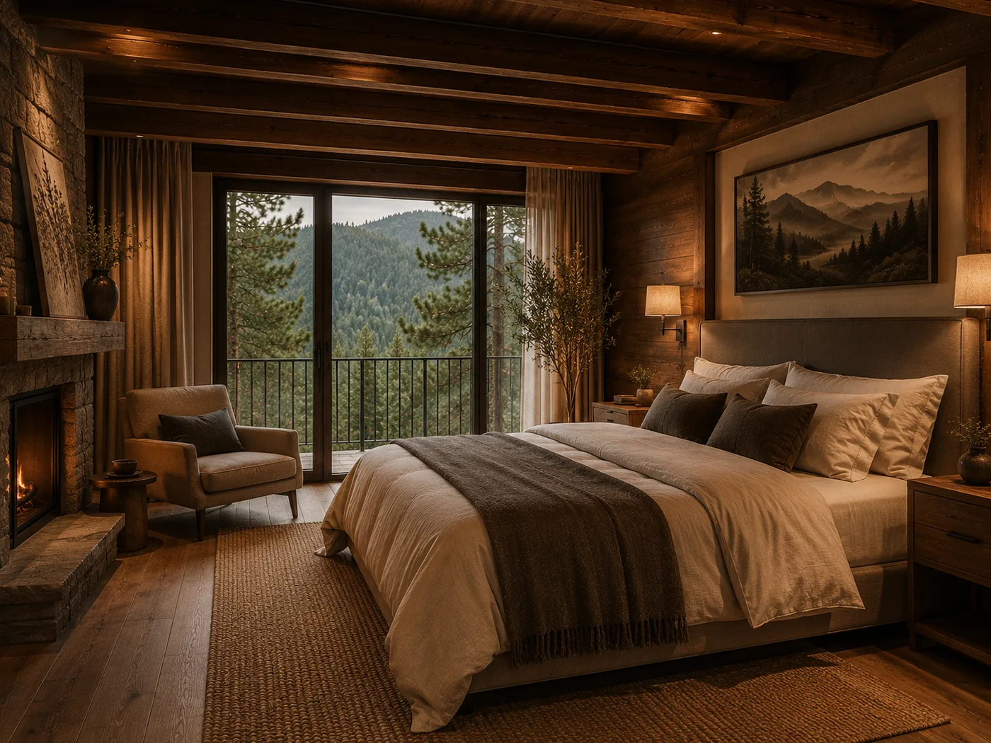 Alto Encinar Lodge — bedroom