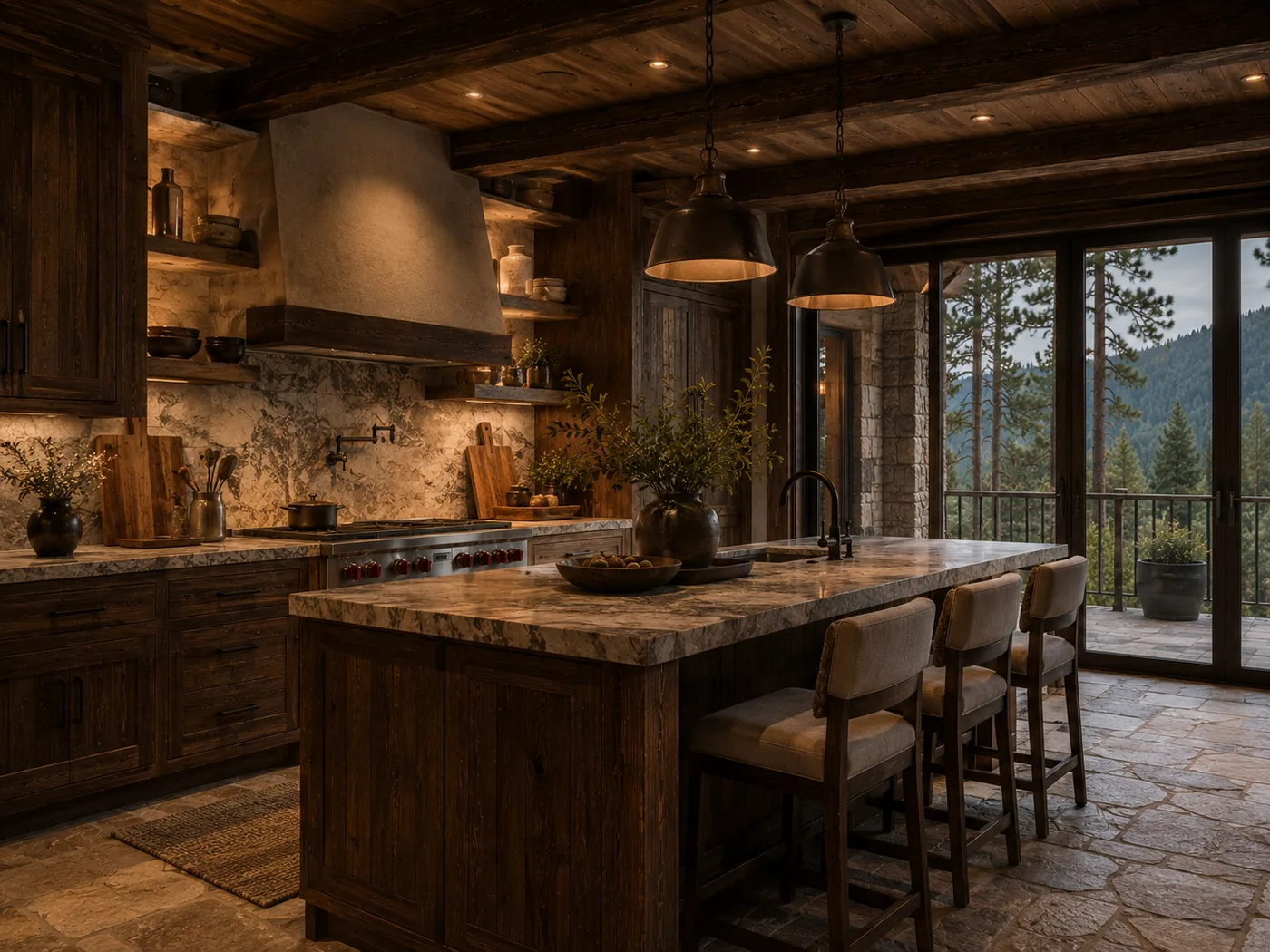 Alto Encinar Lodge — kitchen
