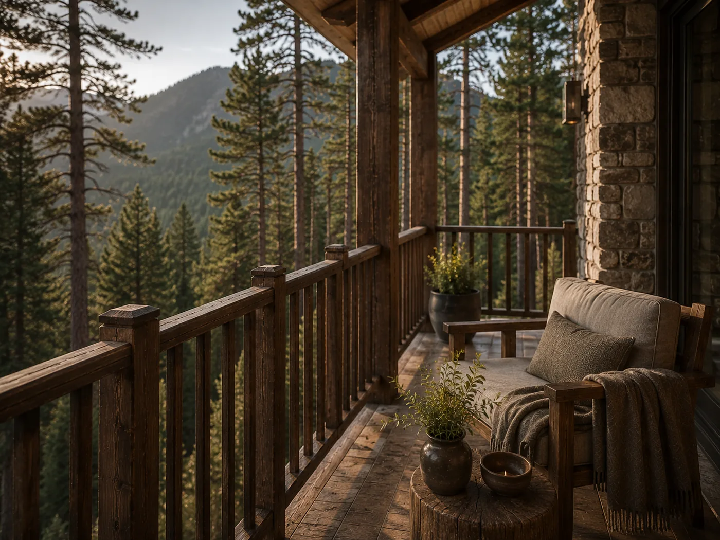 Alto Encinar Lodge — balcony