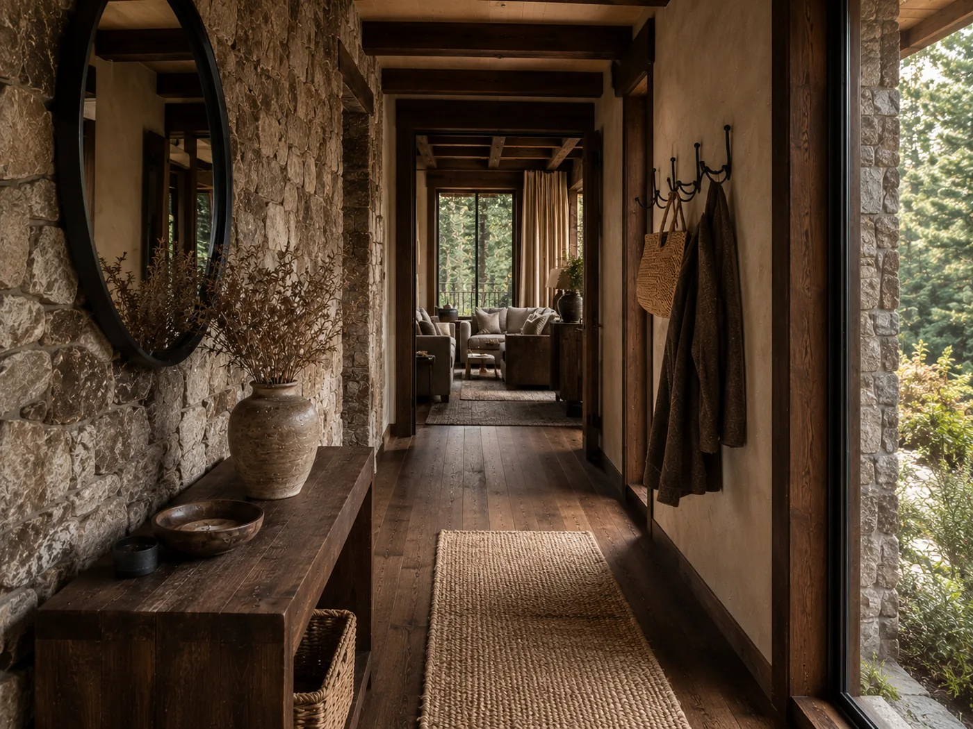Bosque Alba Residence — entry hallway