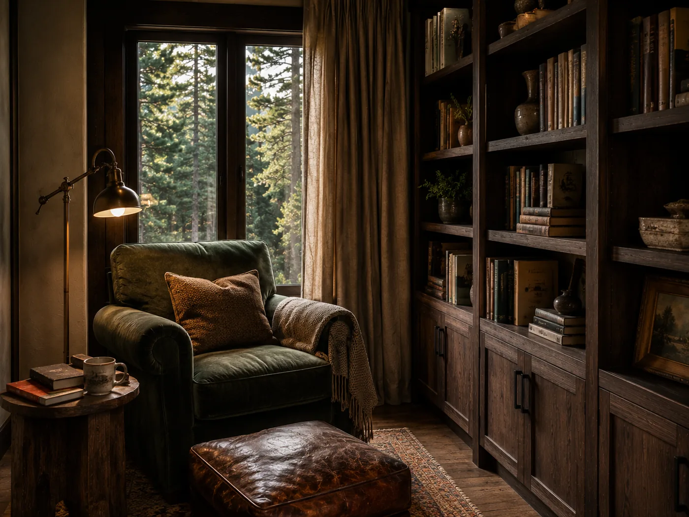 Bosque Alba Residence — reading corner