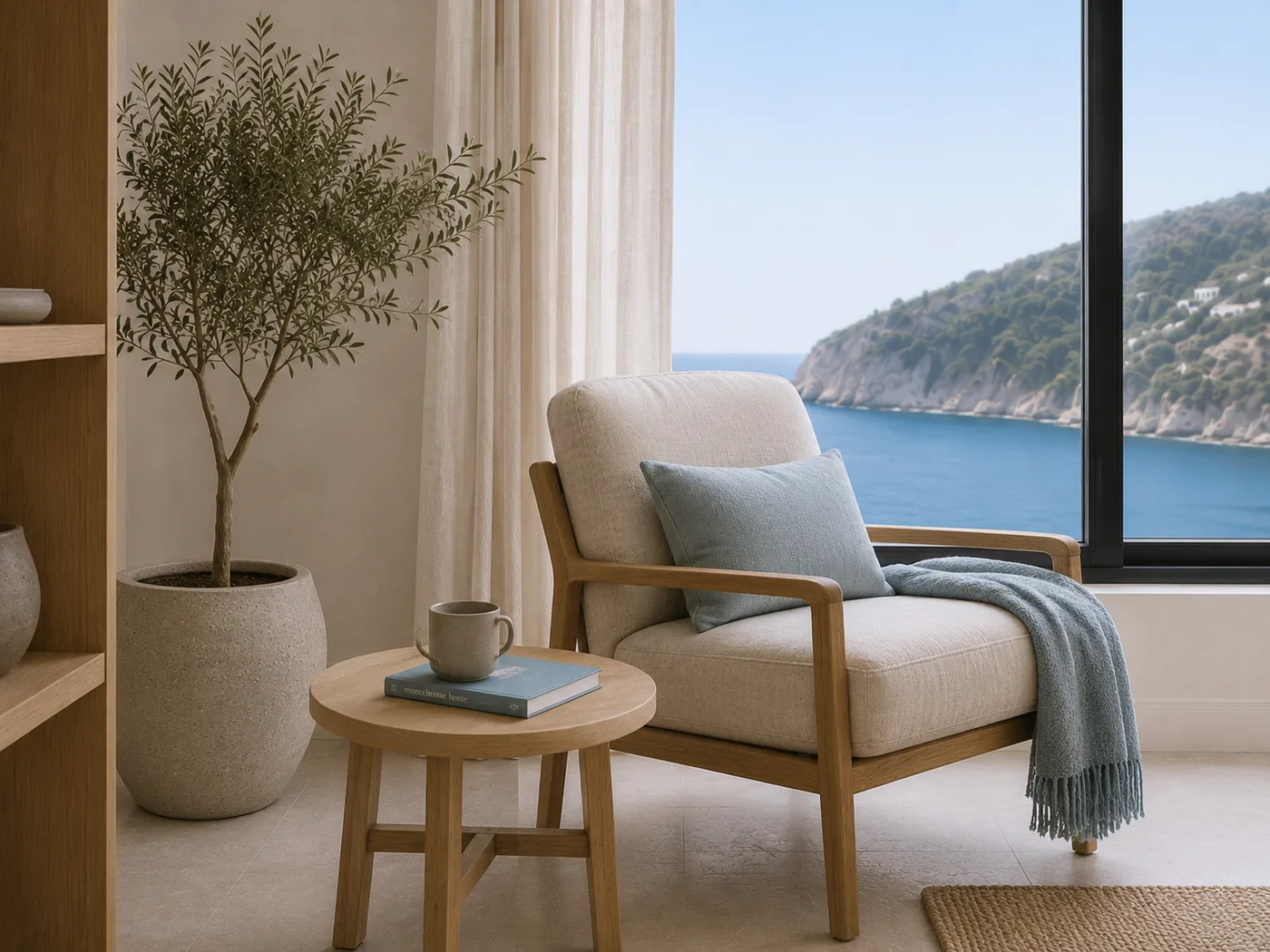 Cala Norte Residence — reading corner