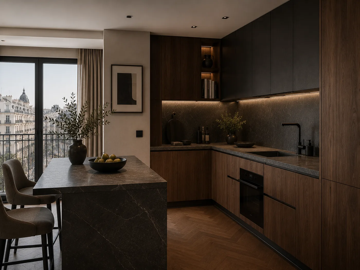 Chamberi Work Club Residence — kitchen