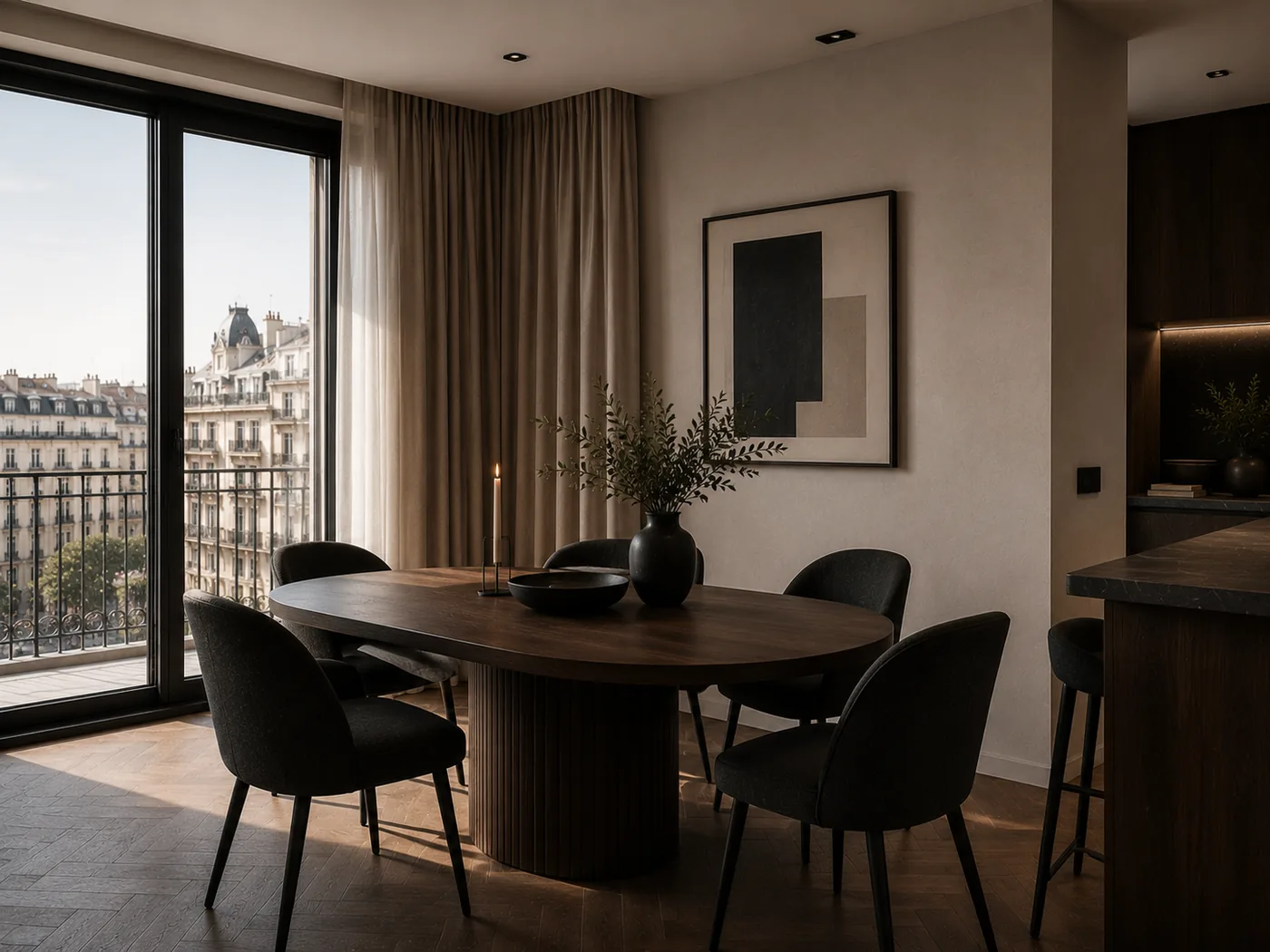 Chamberi Work Club Residence — dining area