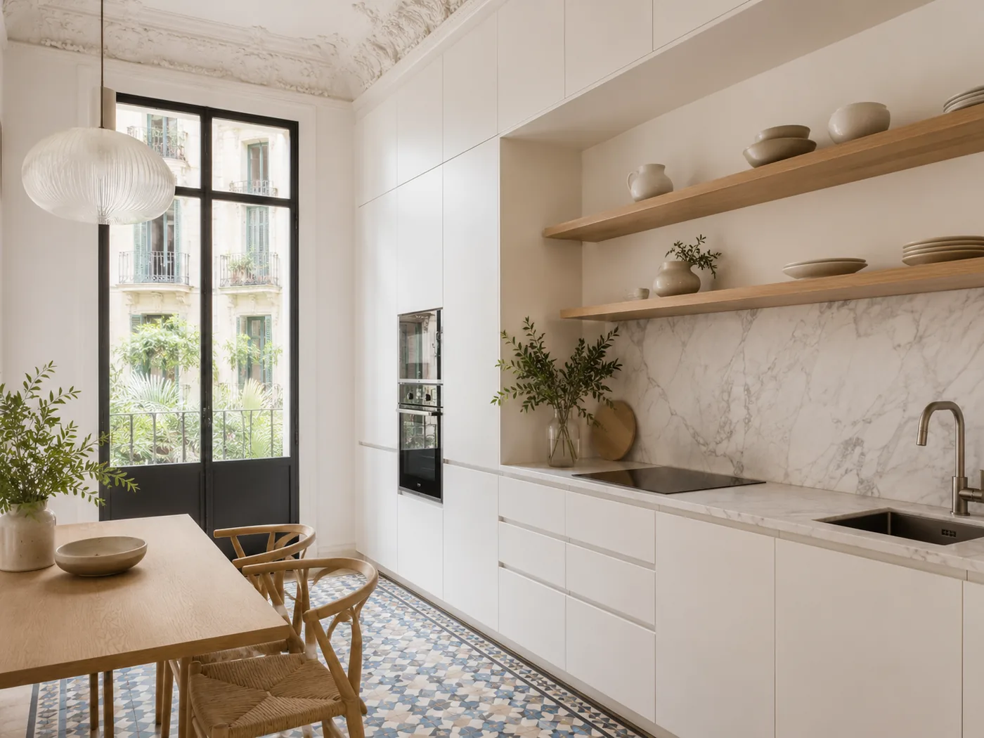 Eixample Terrace House — kitchen