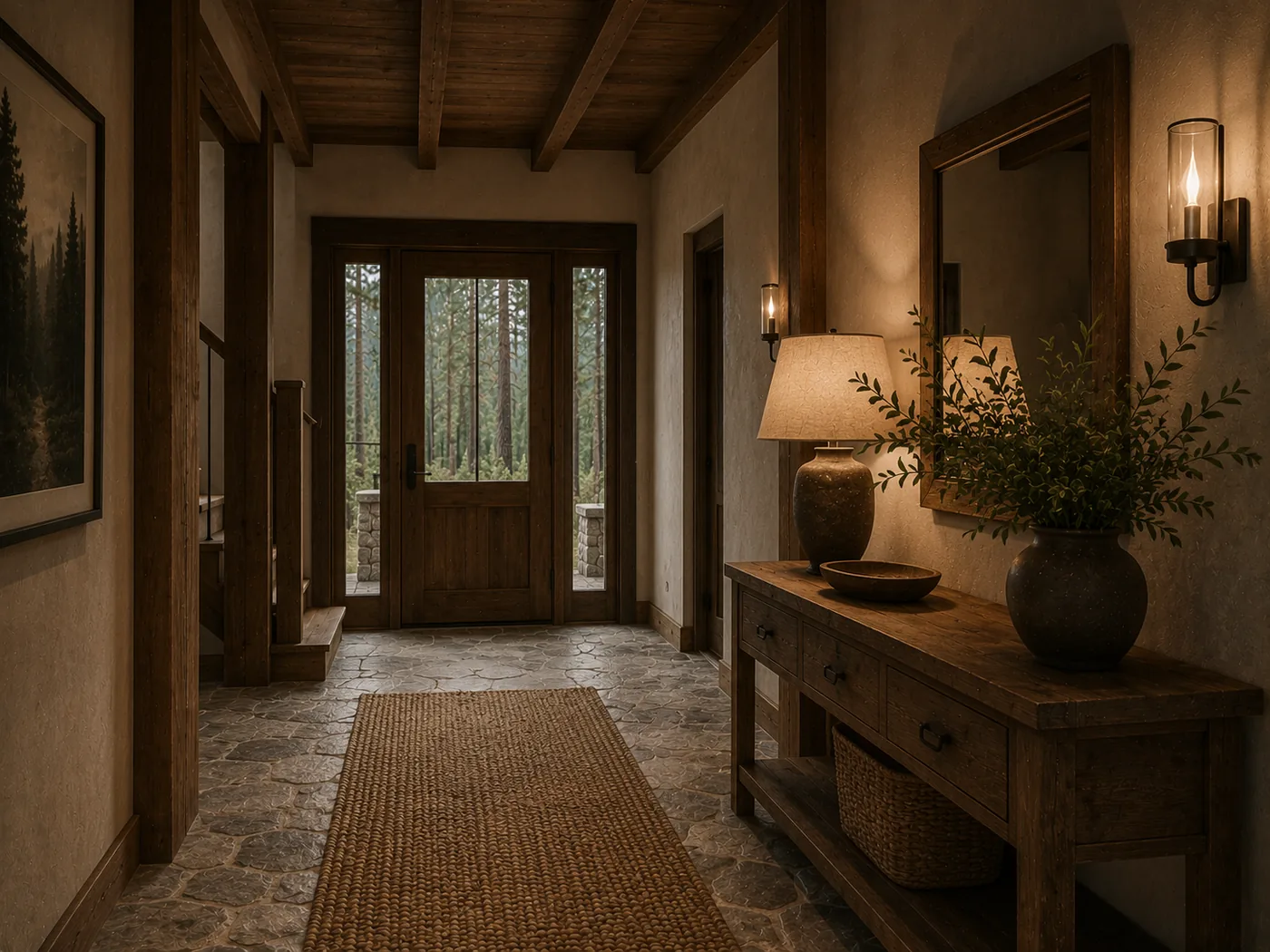 Ibiza Countryside Villa — entry hallway