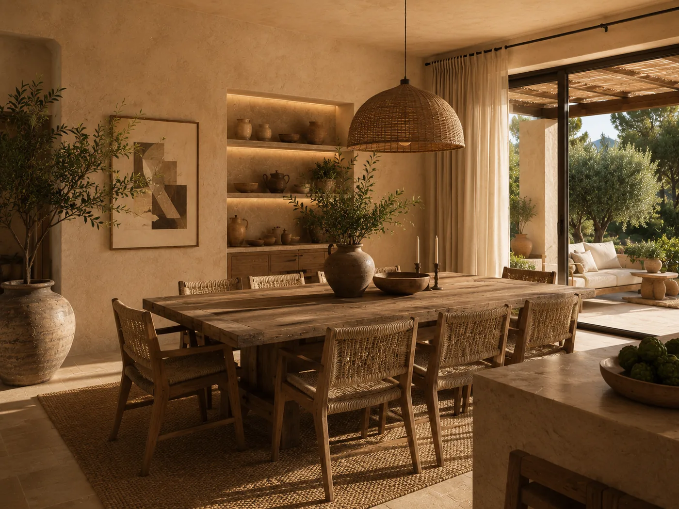Marbella Garden Pavilion — dining area