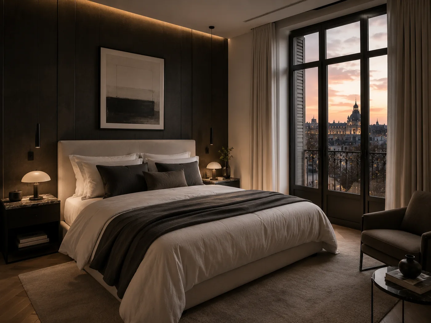 Gris Urbano Suite — bedroom