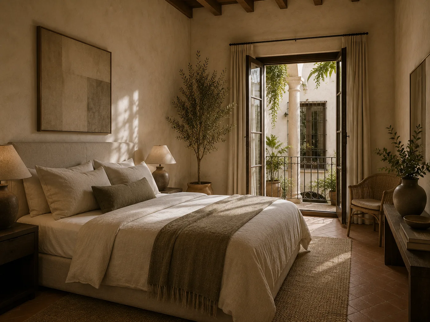 Casa Azahar Patio — bedroom