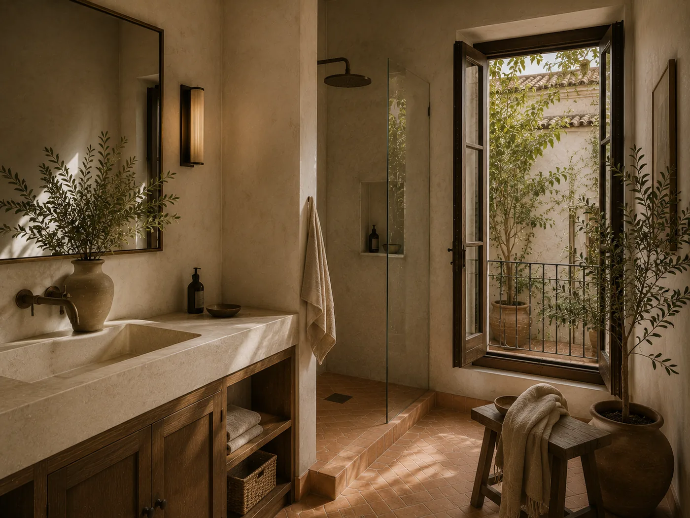 Casa Azahar Patio — bathroom