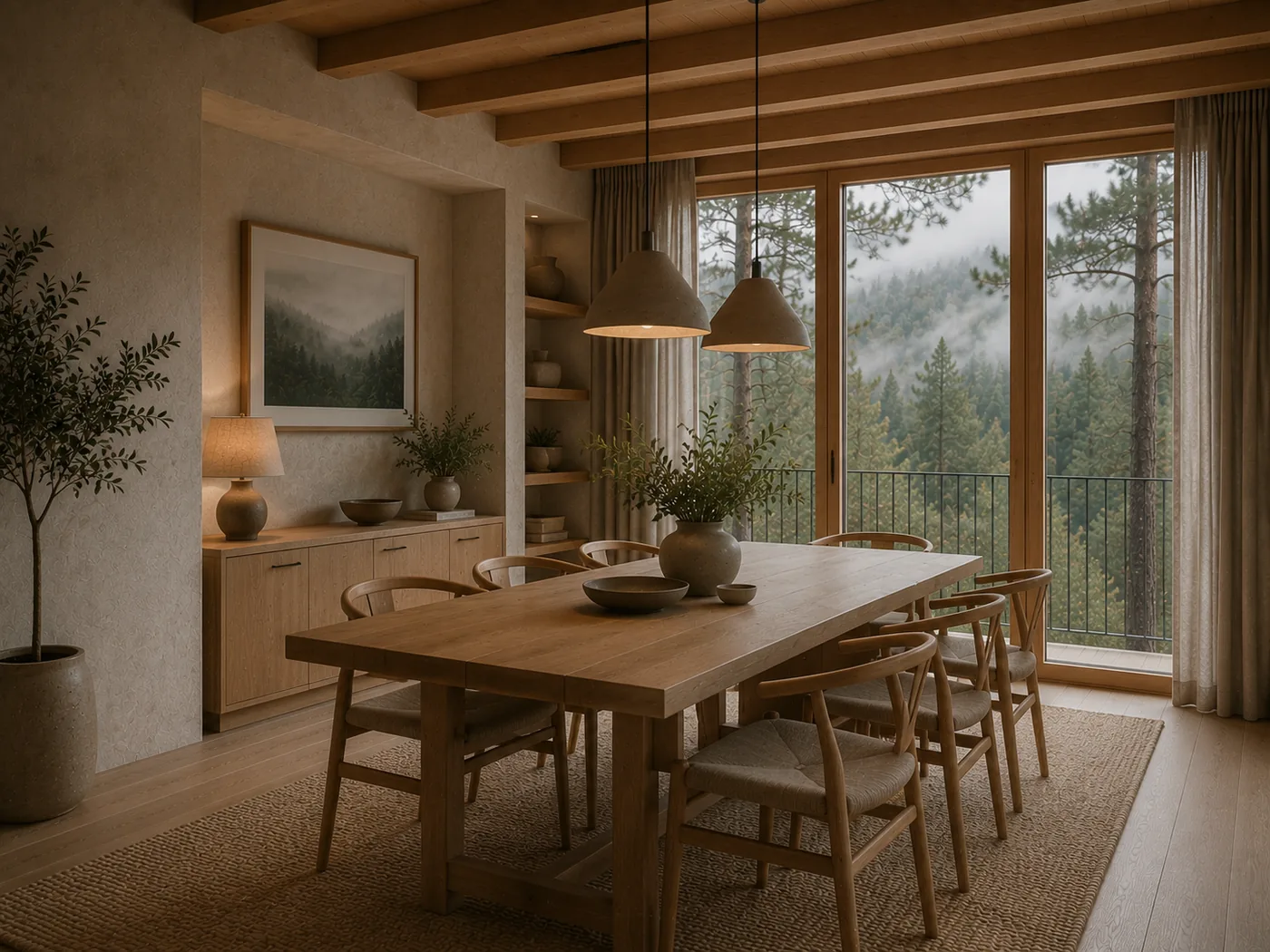 Pinar Alto Retreat — dining area