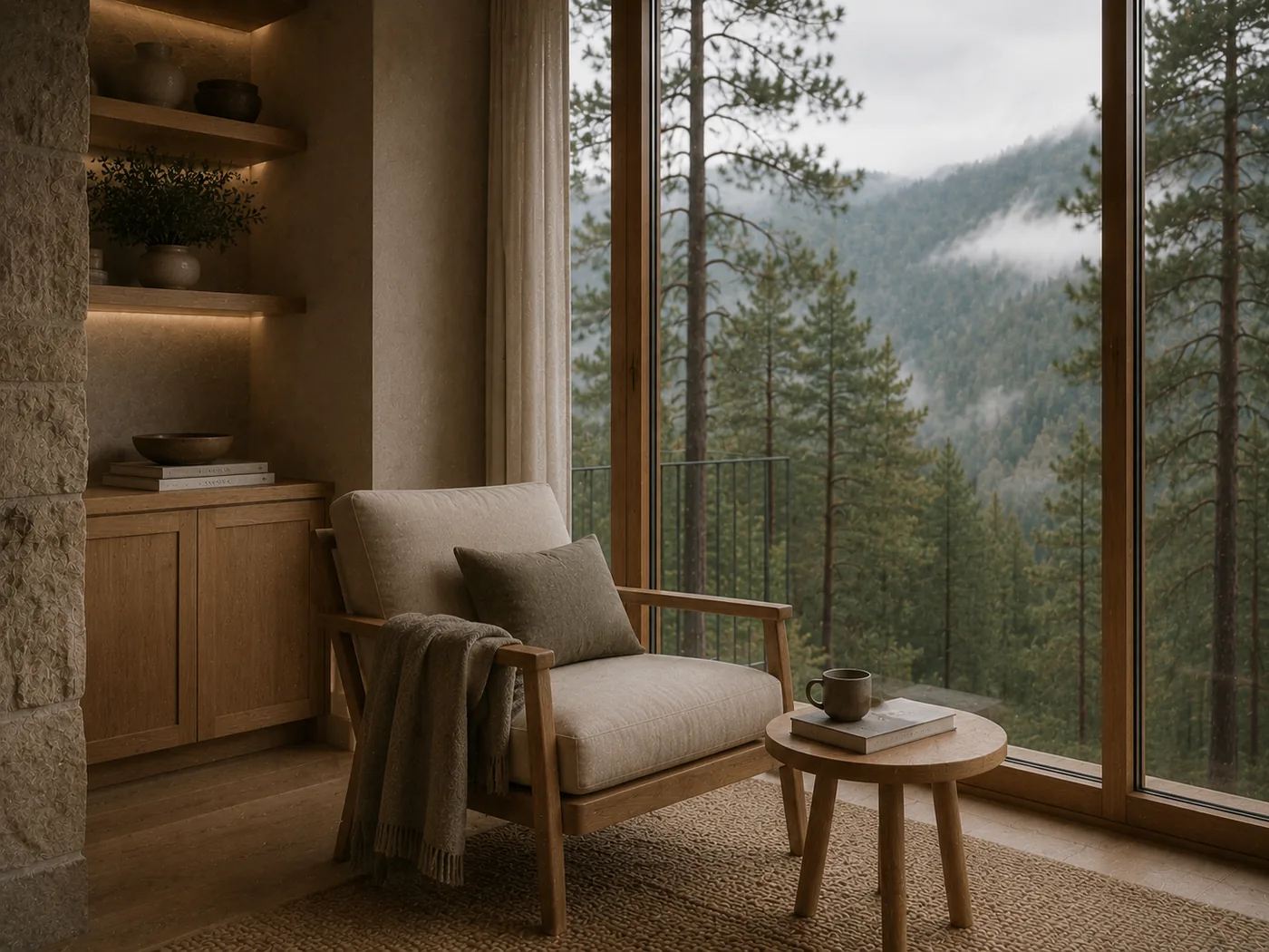Pinar Alto Retreat — reading corner