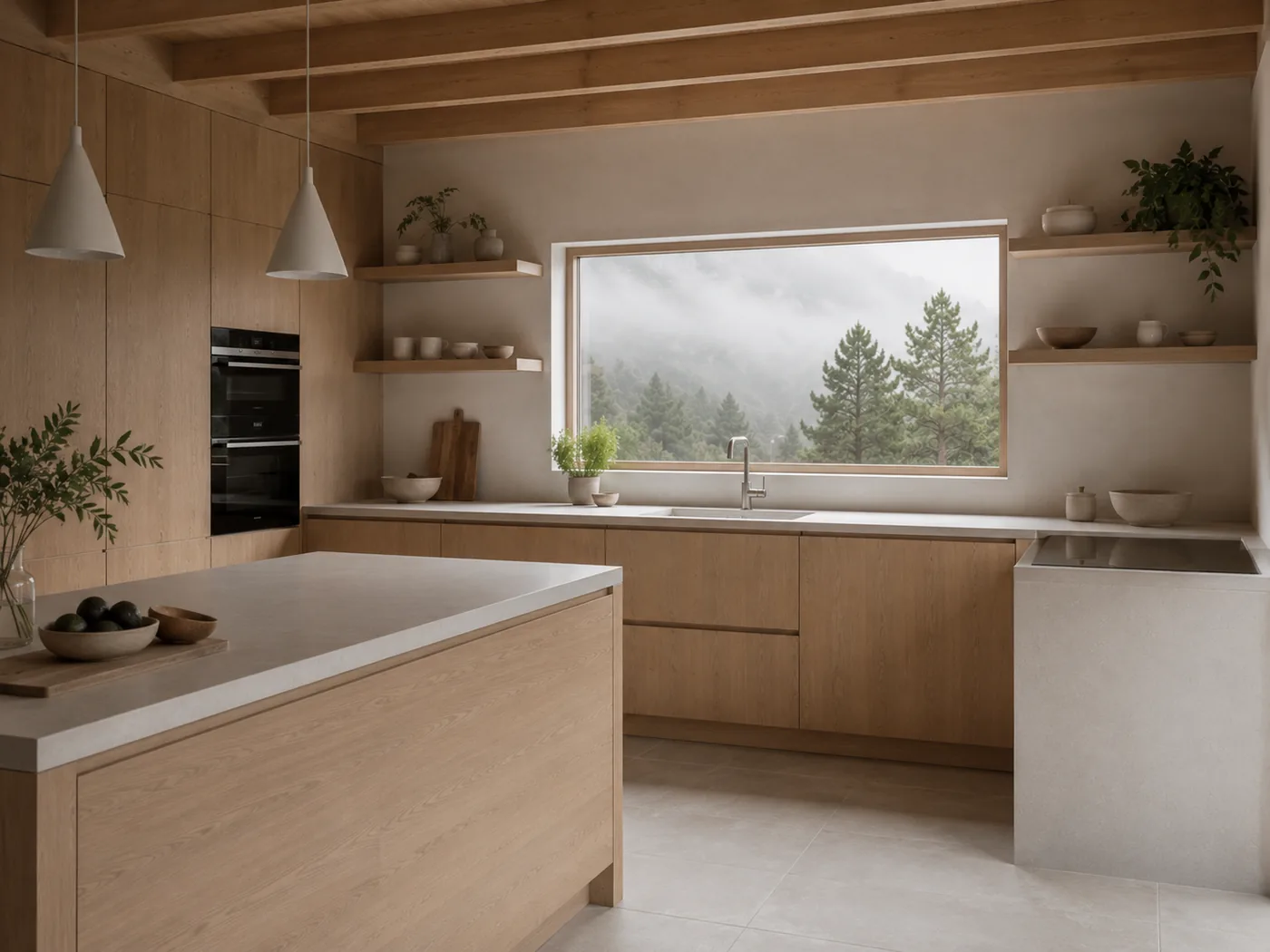 Niebla Alta Retreat — kitchen