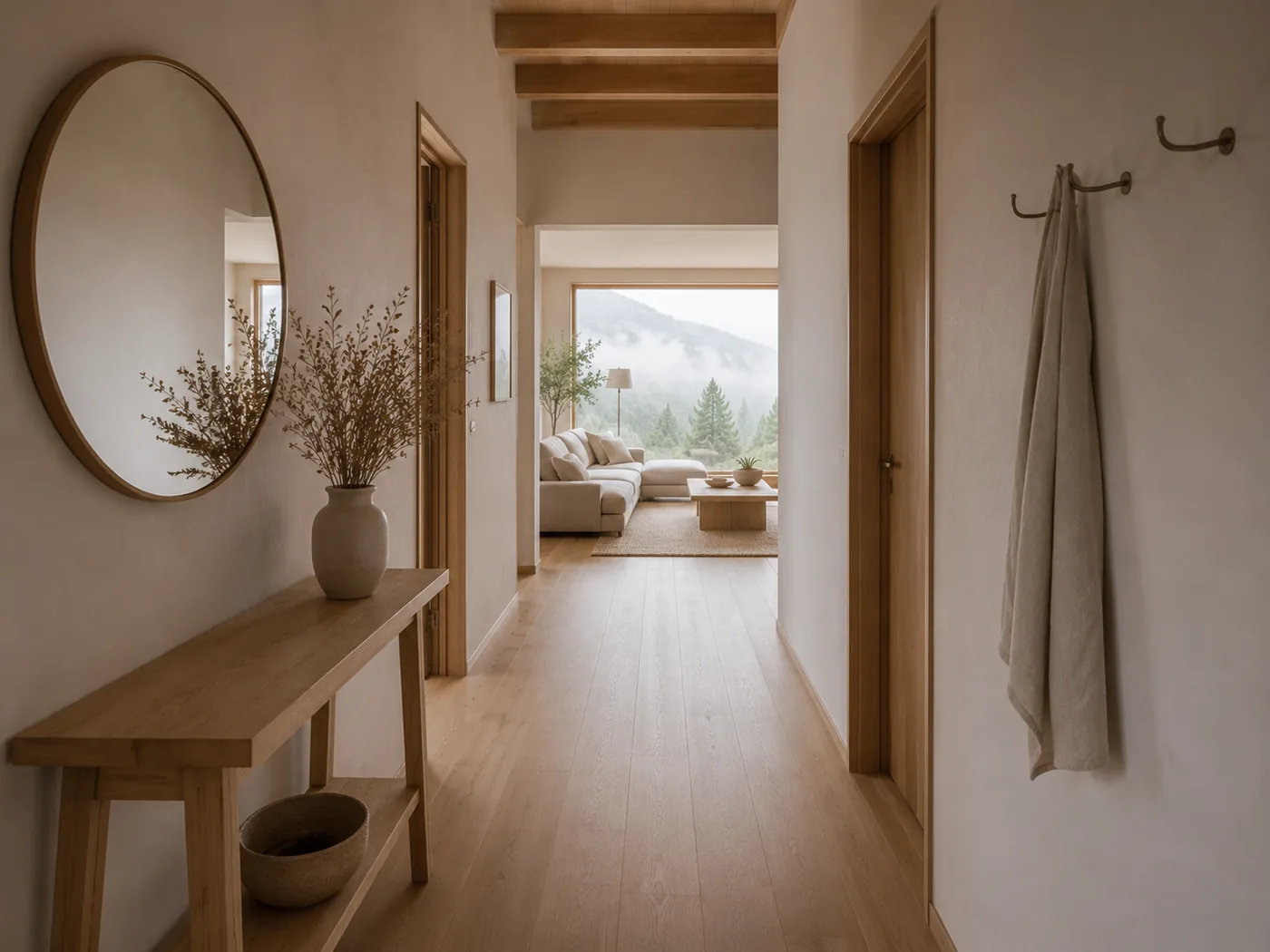 Niebla Alta Retreat — entry hallway