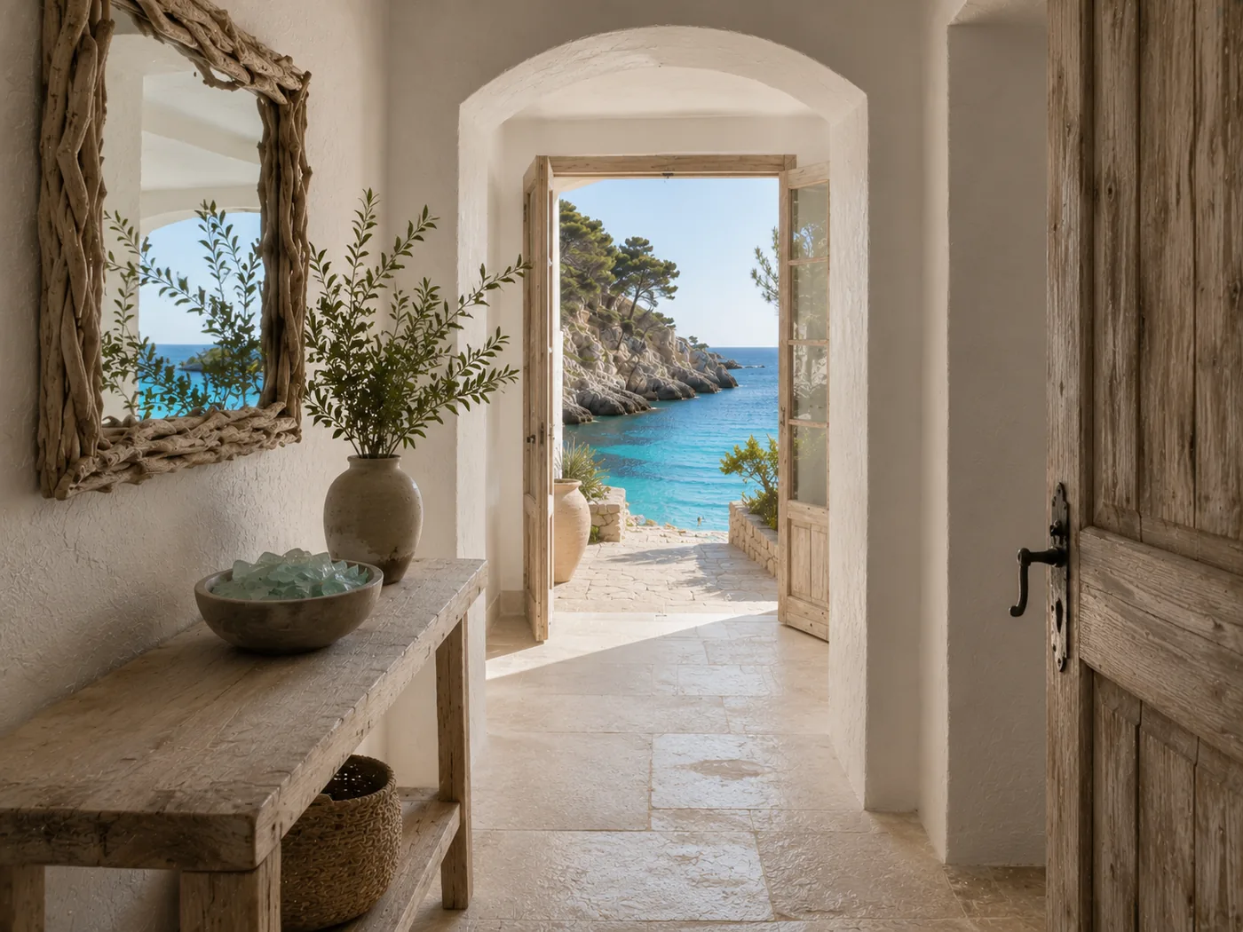 Valencia Marina Penthouse — entry hallway